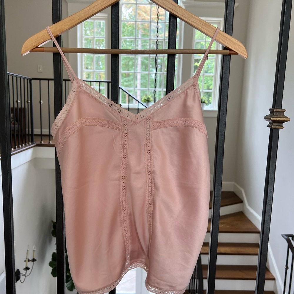 Pink satiny/lace camisole!